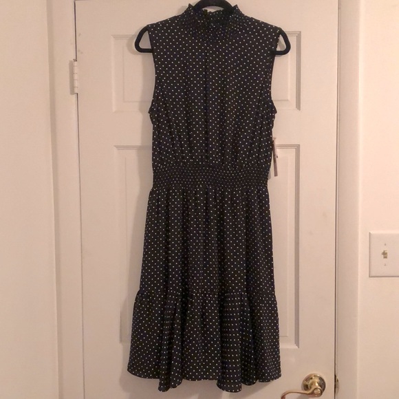 Nanette Lepore polka dot black dress - Picture 1 of 6